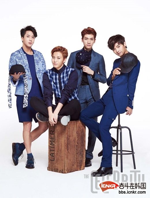 韩国男团vixx拍时尚写真尽展成熟男魅力