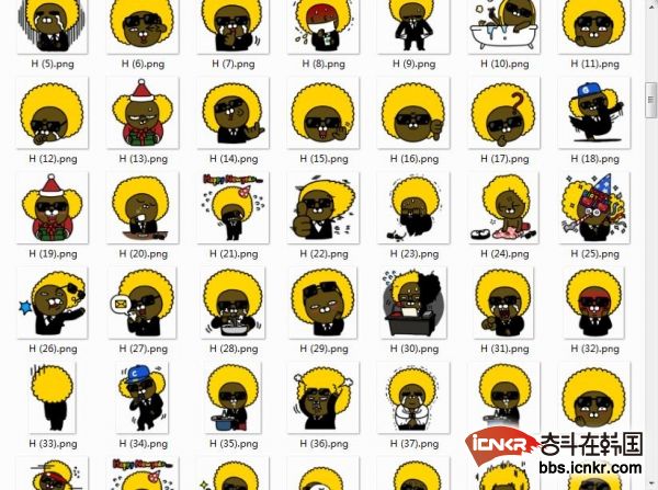 韩国kakaotalk表情全套下载自购部分一并分享
