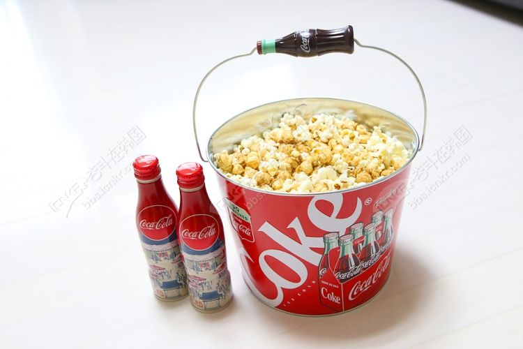 韩国cgv电影院推出可口可乐限量爆米花套餐