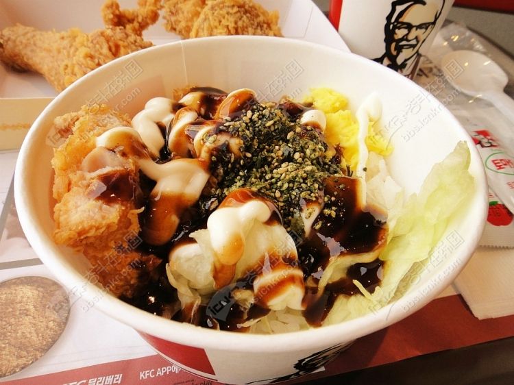 韩国肯德基-新上鸡肉盖饭