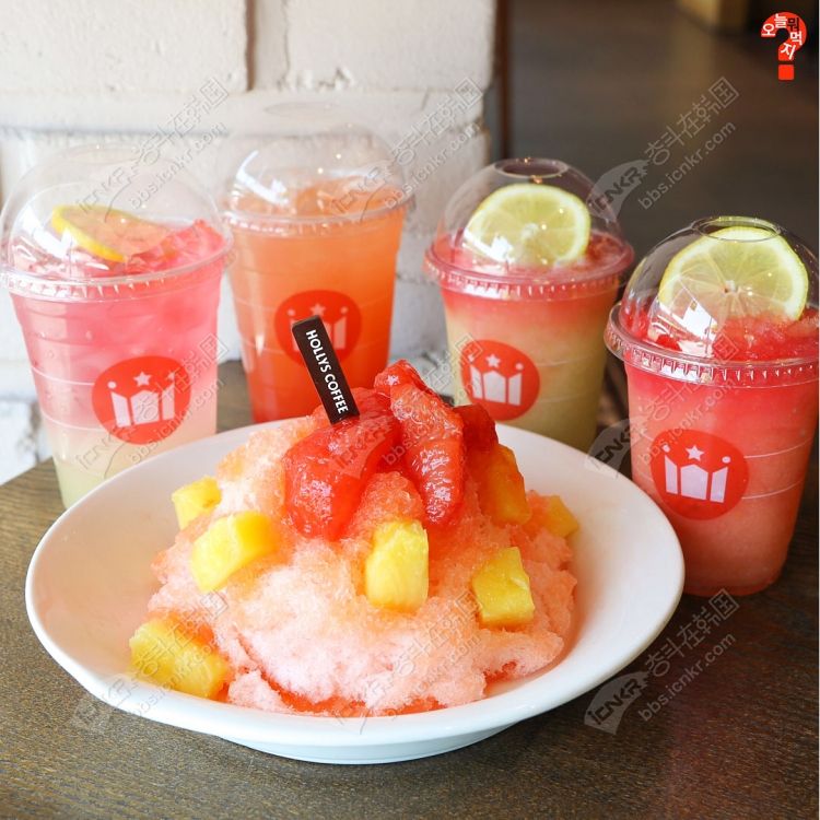 韩国咖啡厅-【HOLLYS COFFEE】新上高颜值饮品