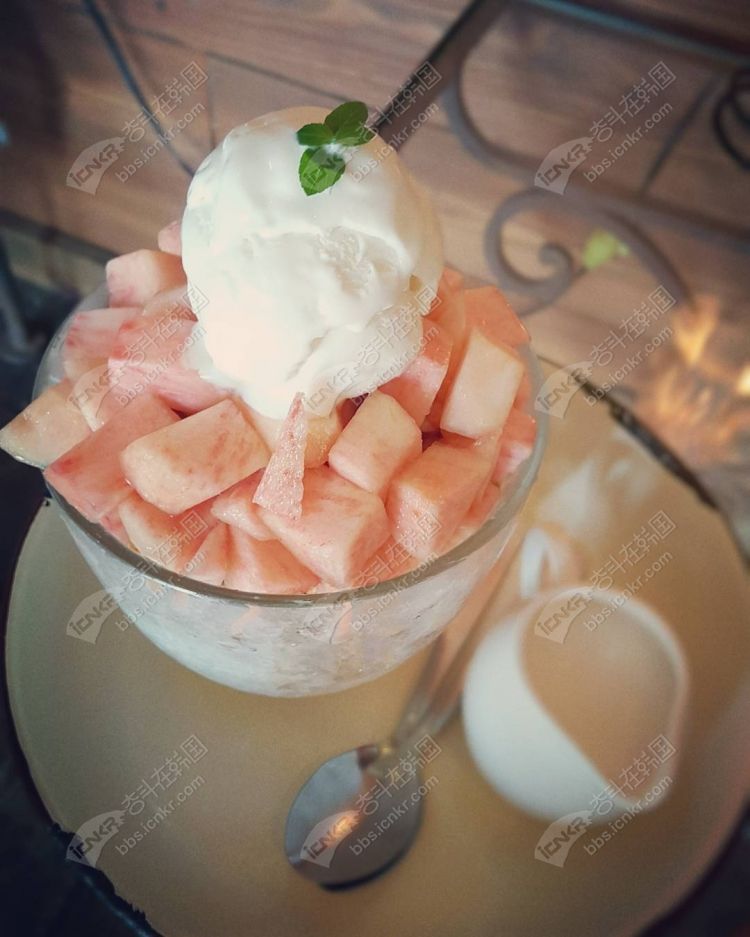 p berry】桃子酸奶刨冰