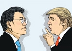 韩美领导人对朝核问题上仅作原则表态重点讨论防卫费
