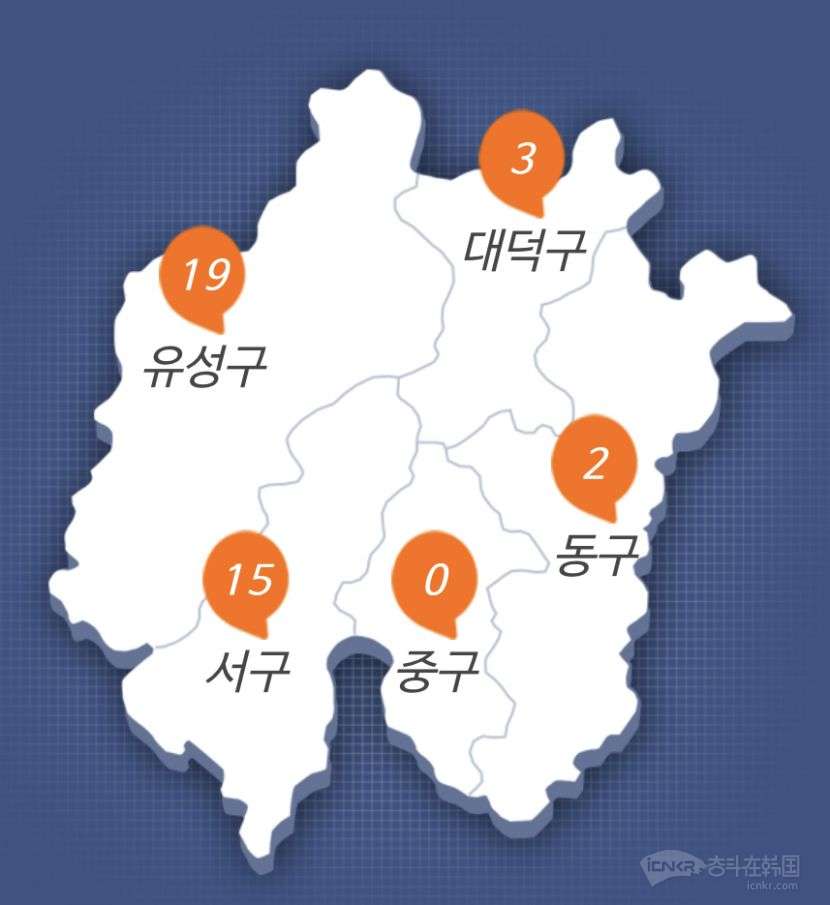 韩国大田位置图片