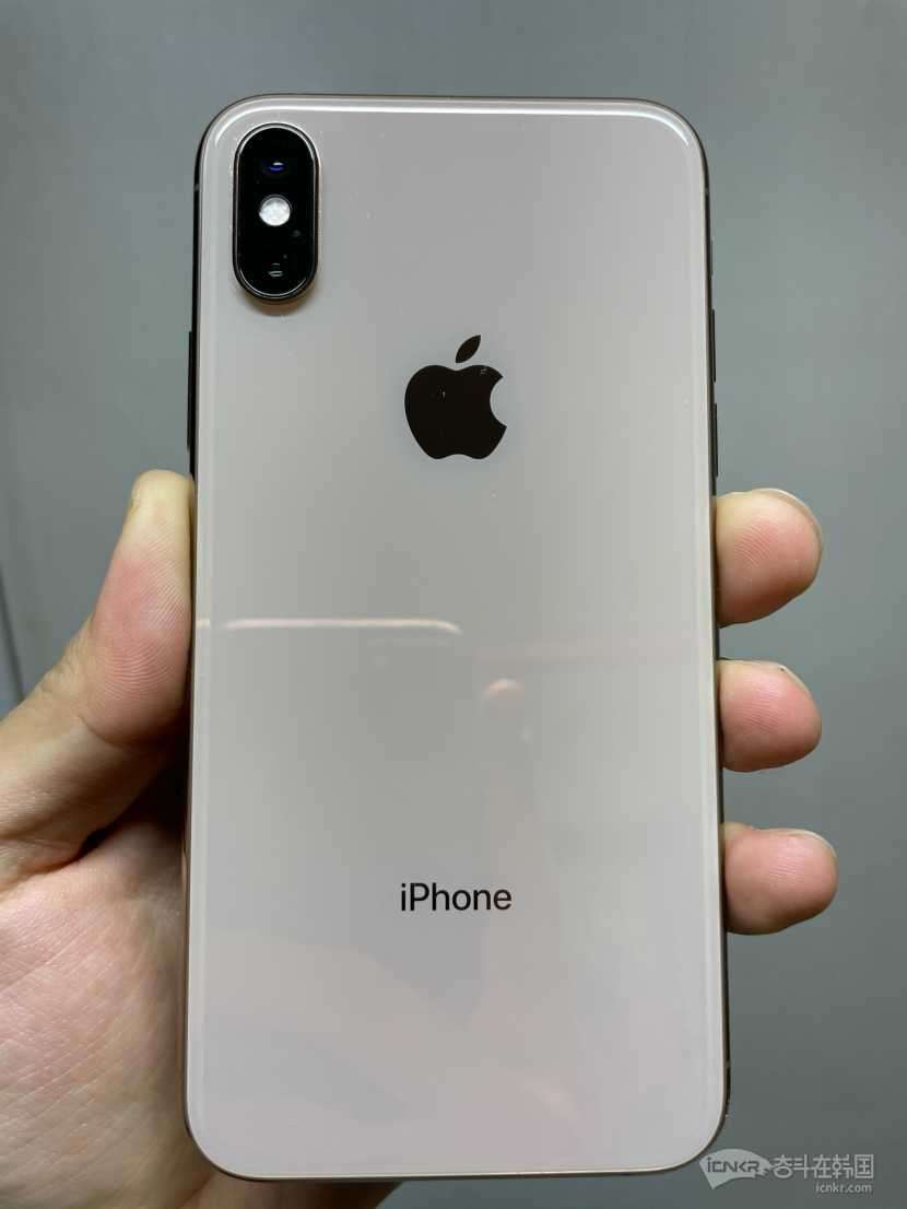 韩行iphonexs256g金色九成新