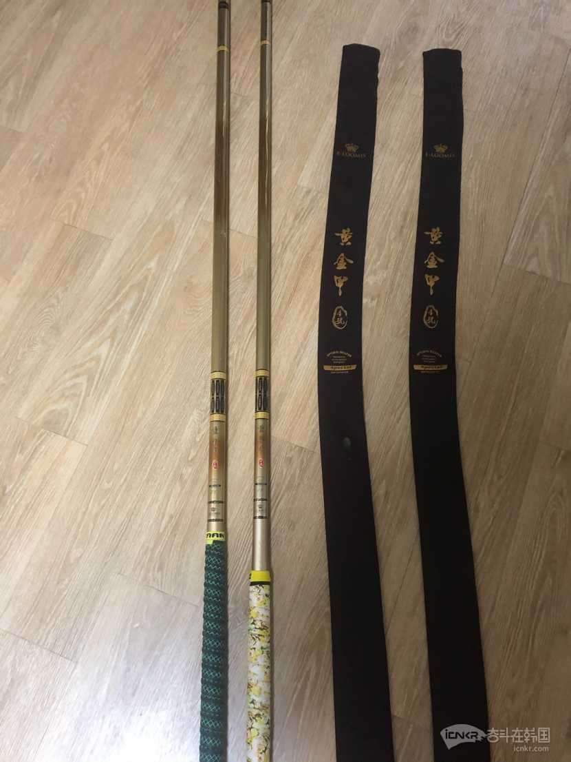出售两支黄金甲鱼竿