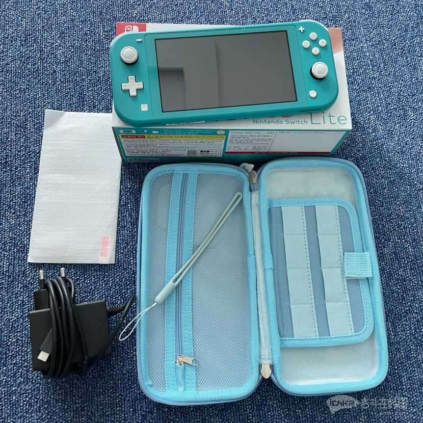 出售二手韩版switchlite蓝绿色游戏机