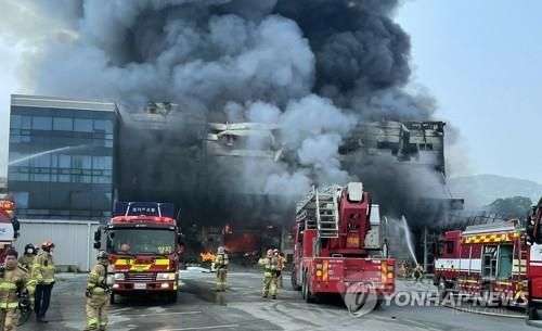 韩国利川CREAS F&C物流中心发生火灾