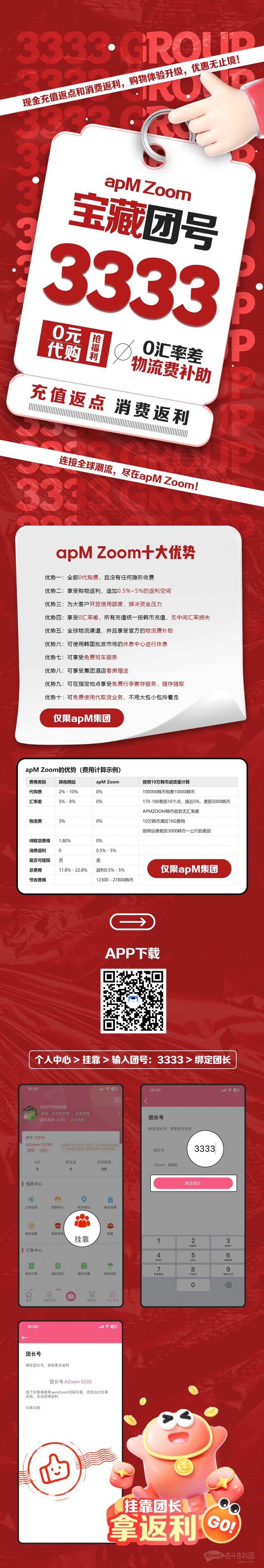 apM Zoom代购团号+高返利+0汇率差+0元代购，🔥代购省钱10大优势【纯干货贴】💖-我的帖子奋斗在韩国韩国留学生华人论坛奋韩网-