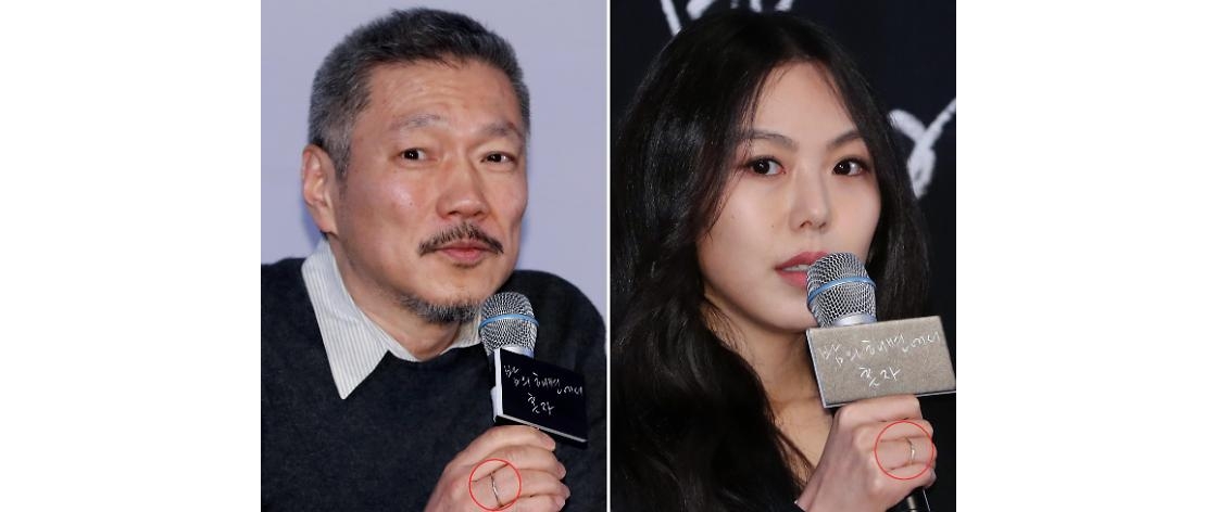 柏林影后金敏喜和洪尚秀导演亮相 称彼此真心相爱应给予尊重 ...